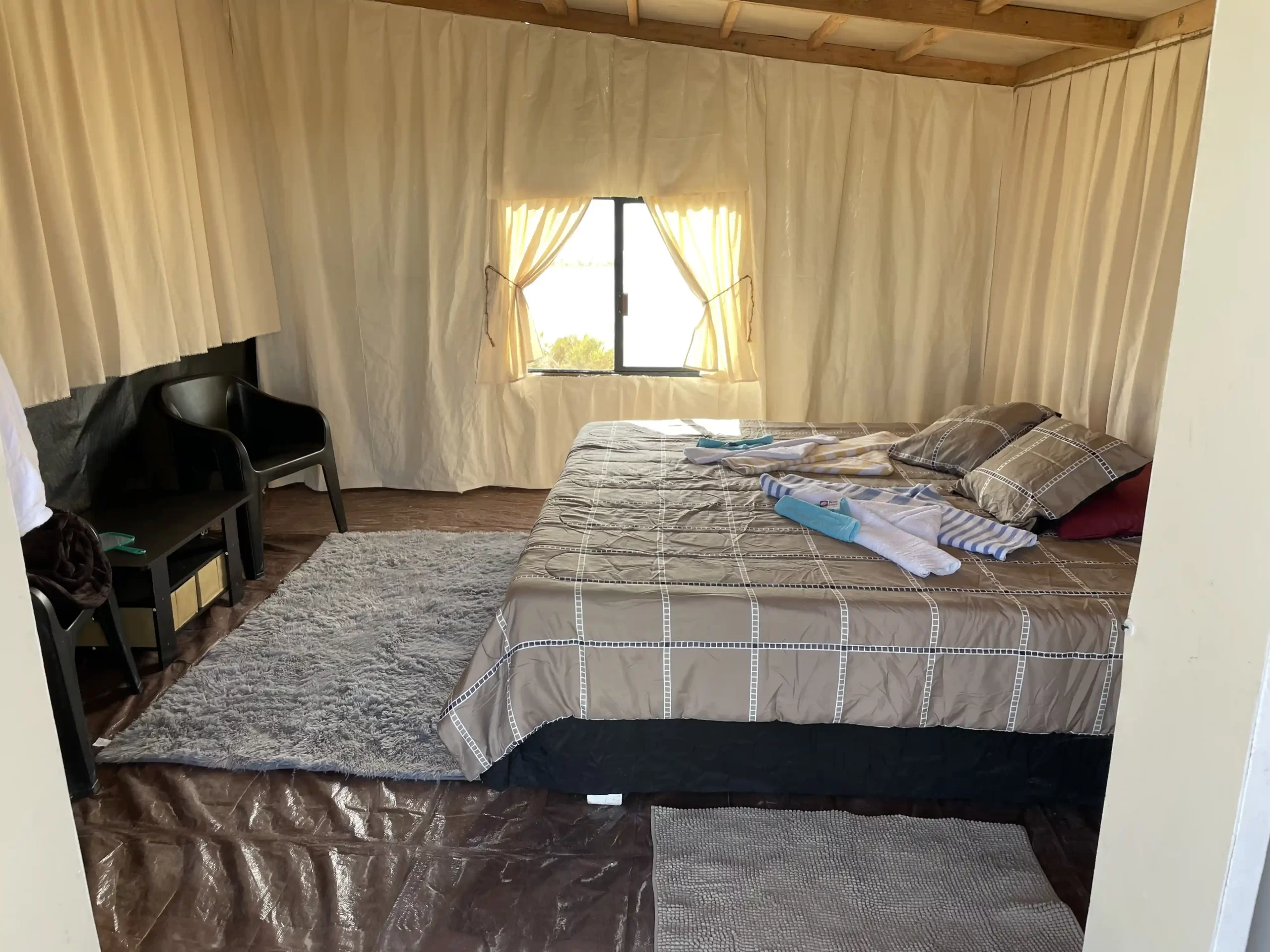 Heated Cabin Interior