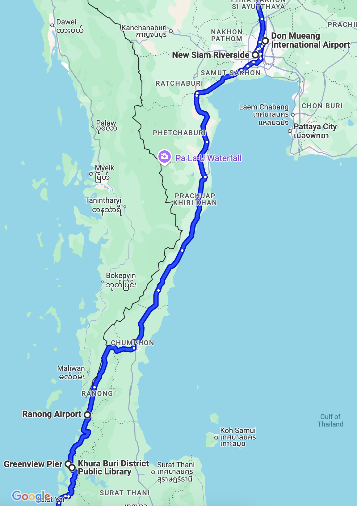 Thailand tour middle